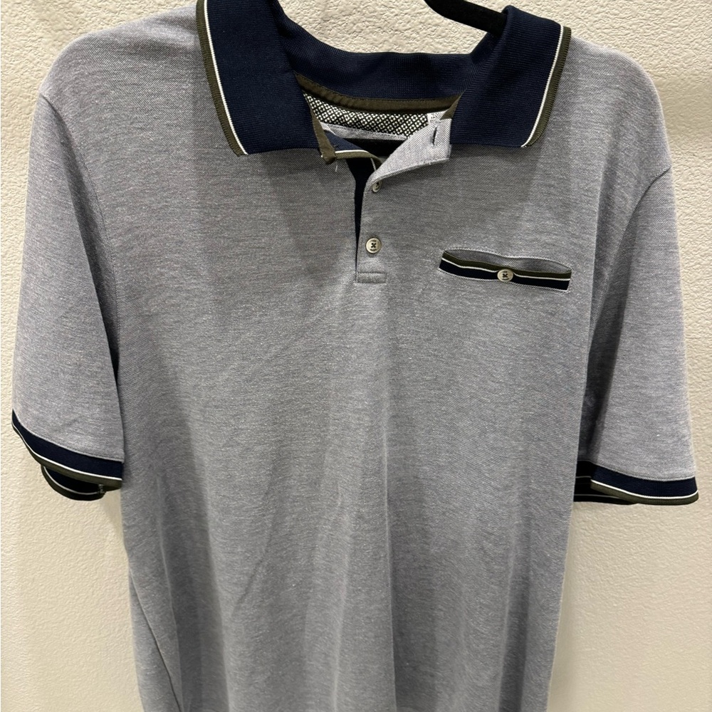 Ted baker Men's Gray Polo Shirt